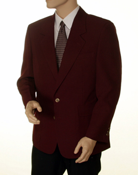 men's burgundy blazer