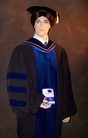 Order form for Phd and doctoral graduation gowns and academic attire
